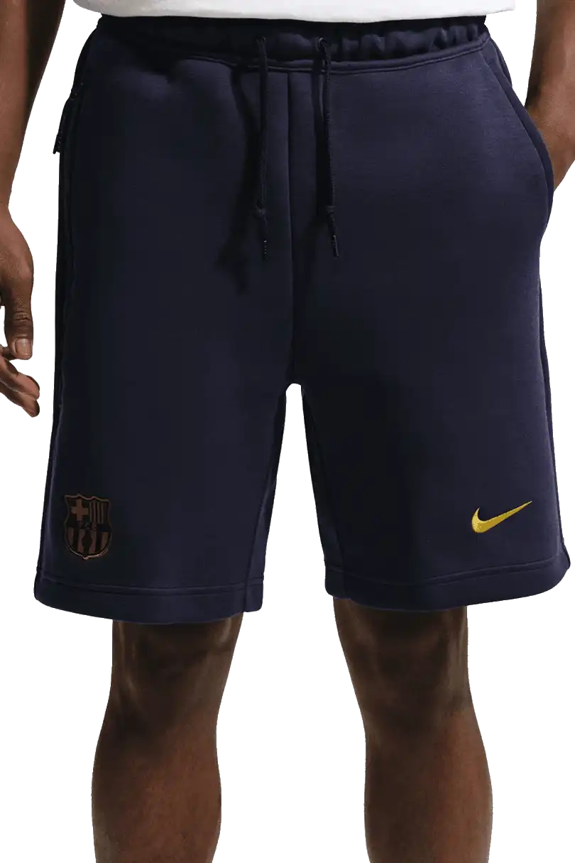 Pánské flísové šortky Nike FC Barcelona 26/27 Tech Fleece modré