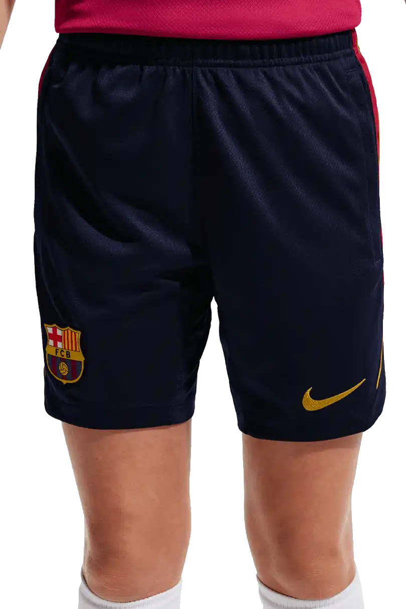 Dětské fotbalové šortky Nike FC Barcelona 26/27 Strike modré