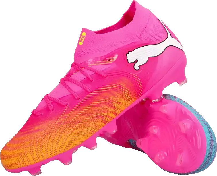 Dětské kopačky lisovky Puma Future 9 Pro FG/AG růžové