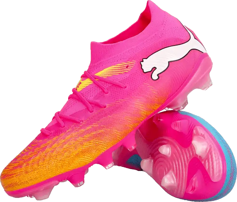 Pánské kopačky lisovky Puma Future 9 Match FG/AG růžové