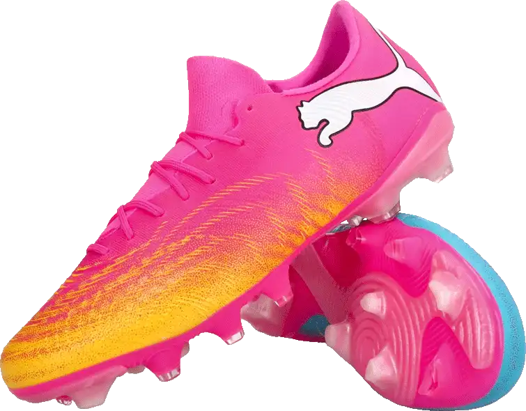 Pánské kopačky lisovky Puma Future 9 Match Low FG/AG růžové