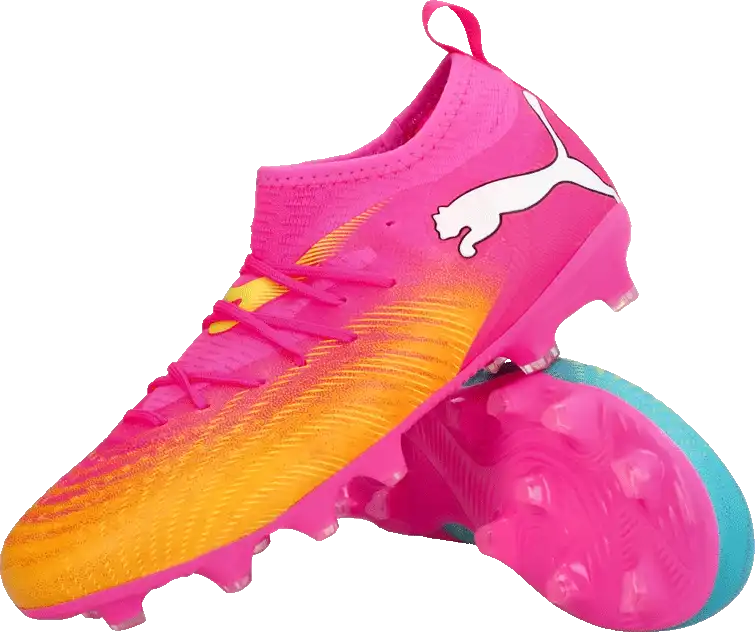Dětské kopačky lisovky Puma Future 9 Match FG/AG růžové