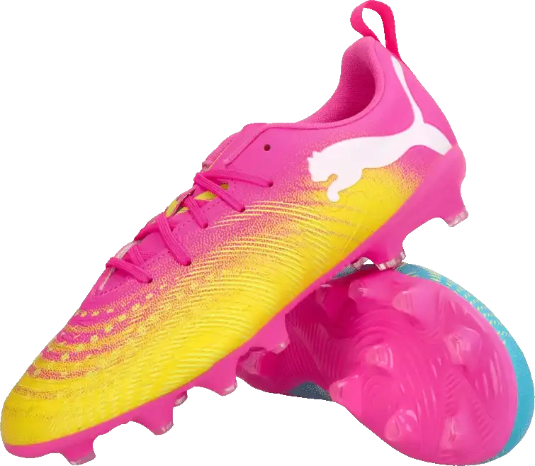 Dětské kopačky lisovky Puma Future 9 Play FG/AG růžové
