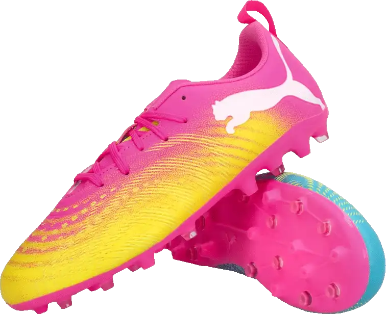Dětské kopačky lisovky Puma Future 9 Play MG růžové