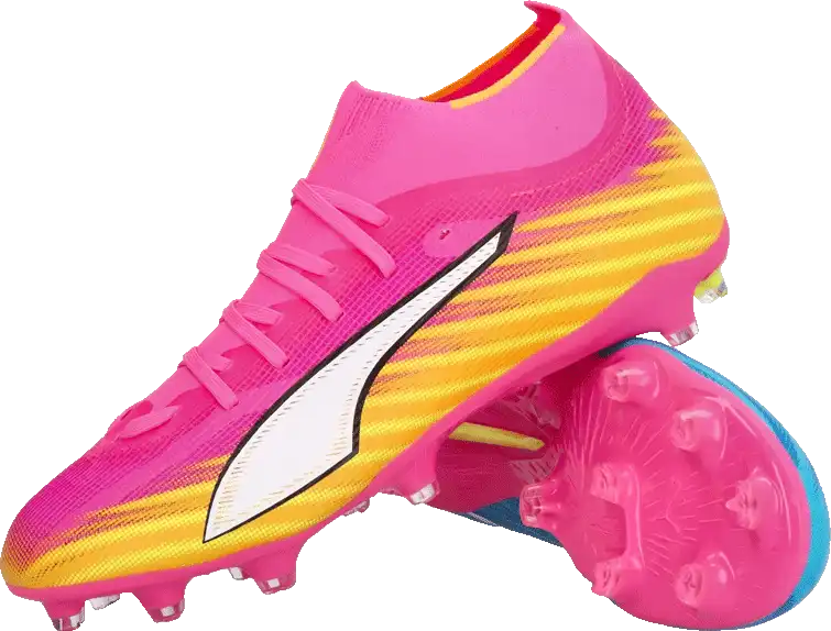 Dámské kopačky lisovky Puma Ultra 6 Match+ FG/AG růžové