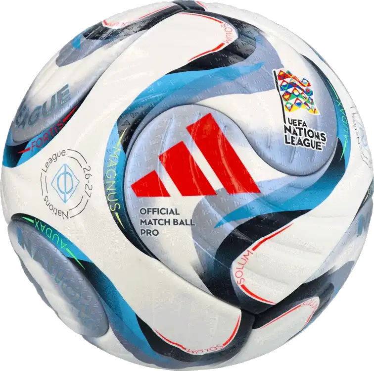 Fotbalový míč Adidas UEFA Nations League 26/27 Pro velikost 5 bílý