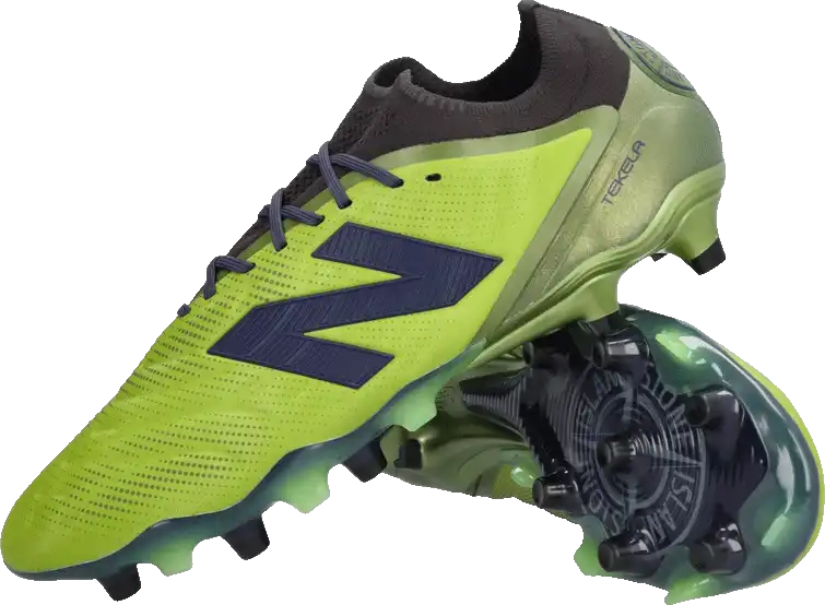 Pánské lisovky New Balance x Stone Island Tekela V5 Elite Low FG zelené