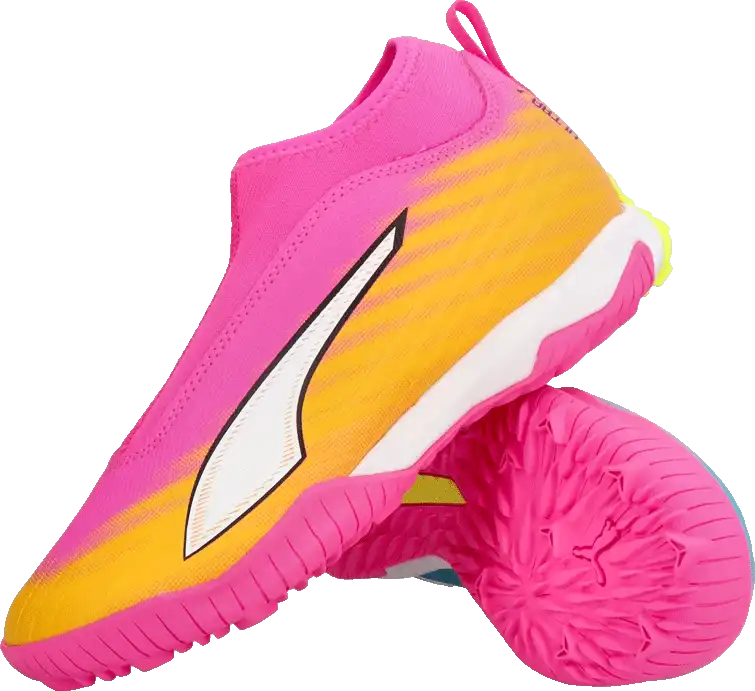 Dětské kopačky turfy Puma Ultra 6 Match+ LL TT Mid BTK růžové
