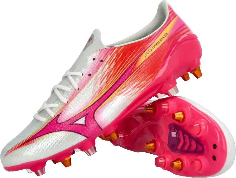 Pánské kopačky kolíky Mizuno Alpha III Japan Mix růžové
