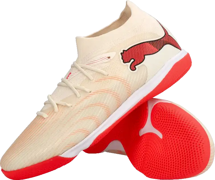 Pánské sálové kopačky Puma Future 9 Match IN béžové