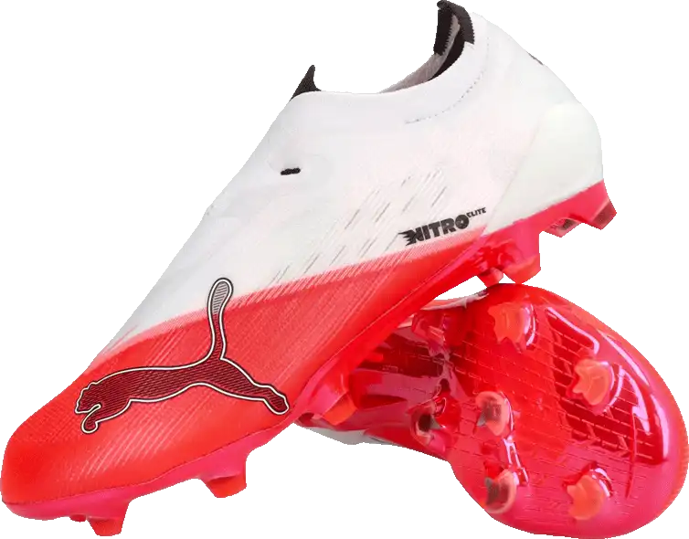 Pánské kopačky lisovky Puma Ultra Nitro 7 Ultimate LL FG BTK bílo-červené