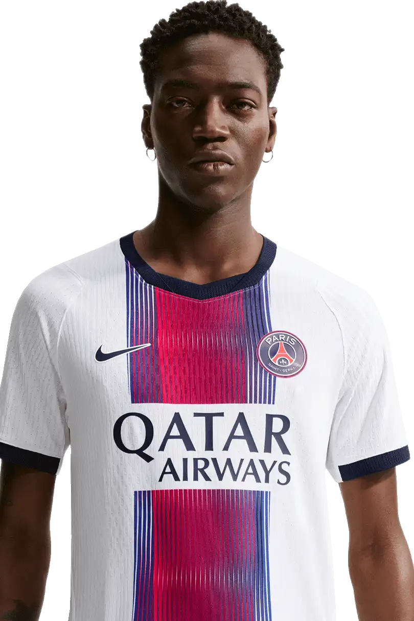 Pánský domácí zápasový fotbalový dres Nike PSG 26/27 bílý