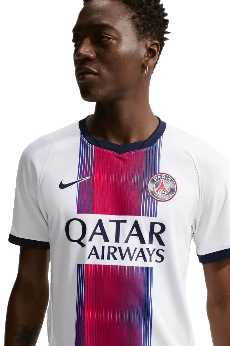 Pánský venkovní fotbalový dres Nike PSG 26/27 bílý