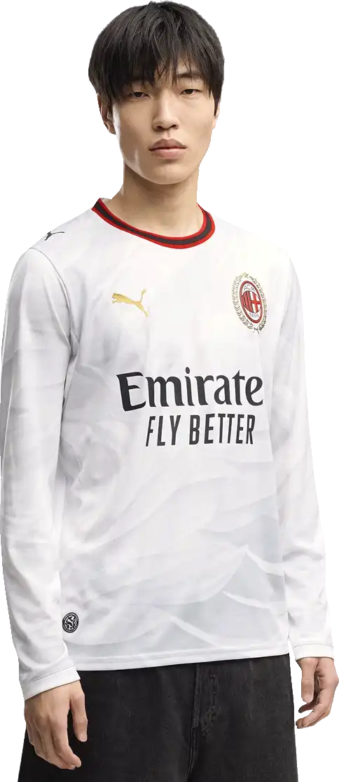 Pánský venkovní fotbalový dres Puma AC Milan 26/27 DR bílý