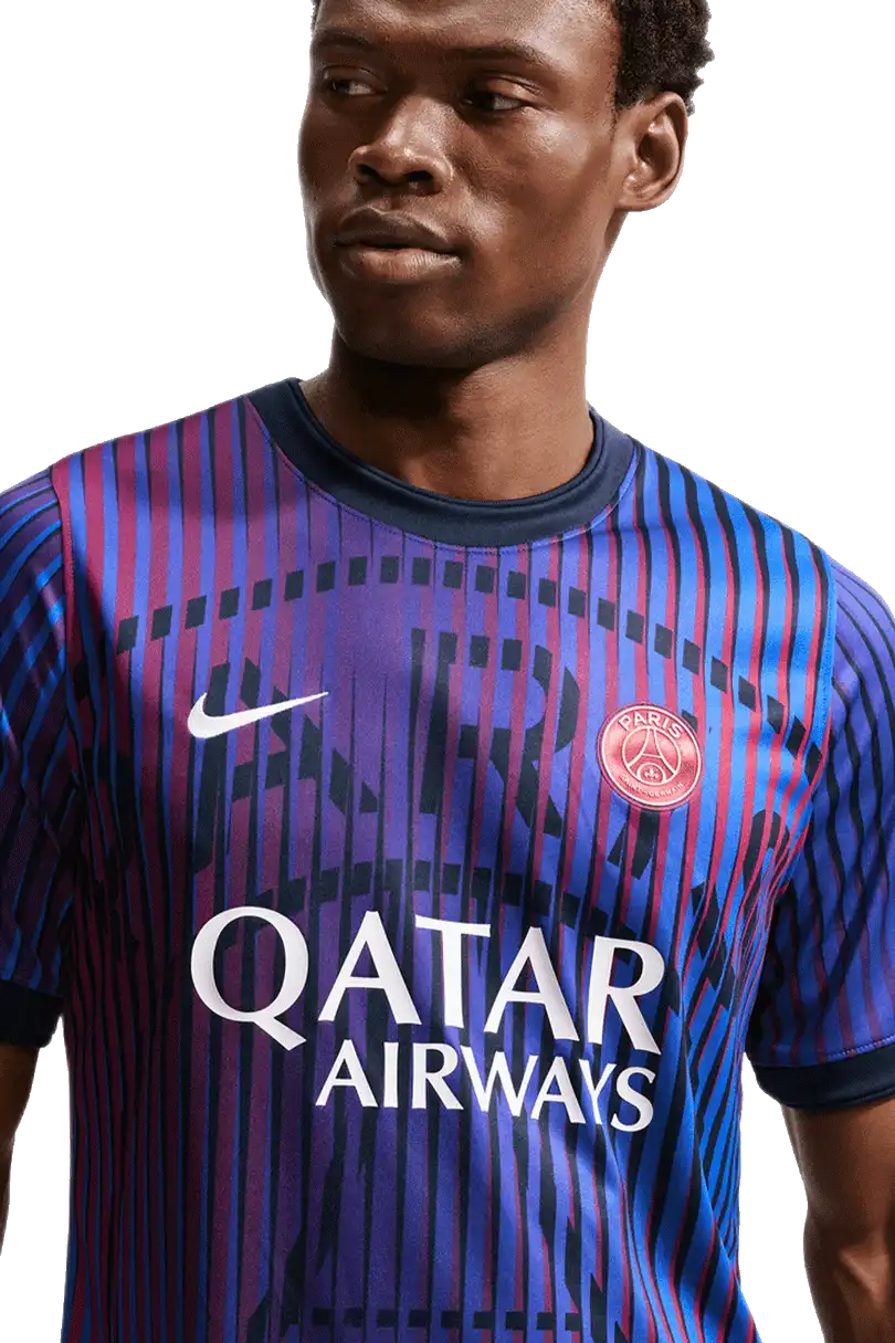 Pánský předzápasový fotbalový dres Nike PSG 26/27 modrý