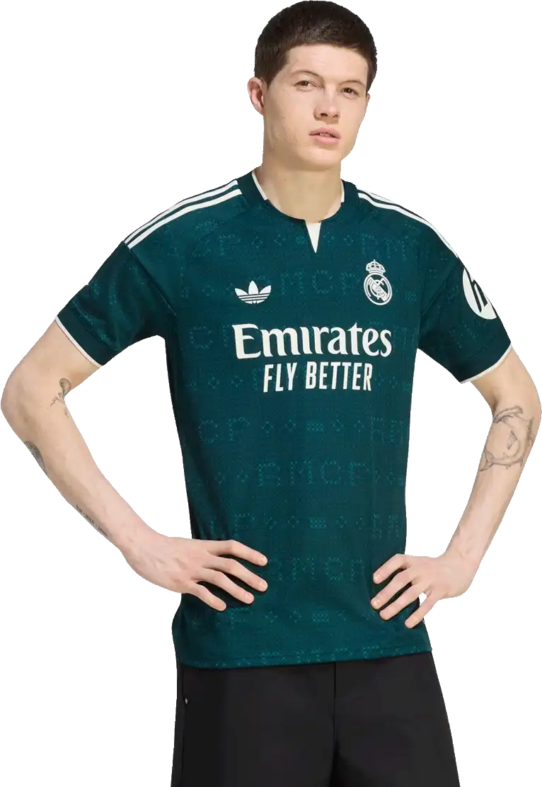 Pánský venkovní fotbalový dres Adidas Real Madrid 26/27 zelený