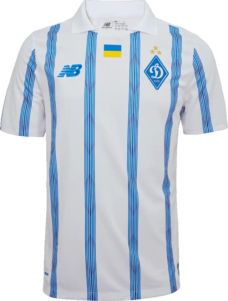 Pánský domácí fotbalový dres New Balance Dynamo Kyjev 26/27 bílý