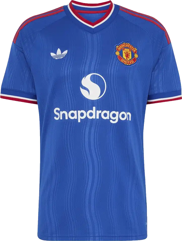 Pánský venkovní fotbalový dres Adidas Manchester United 26/27 modrý
