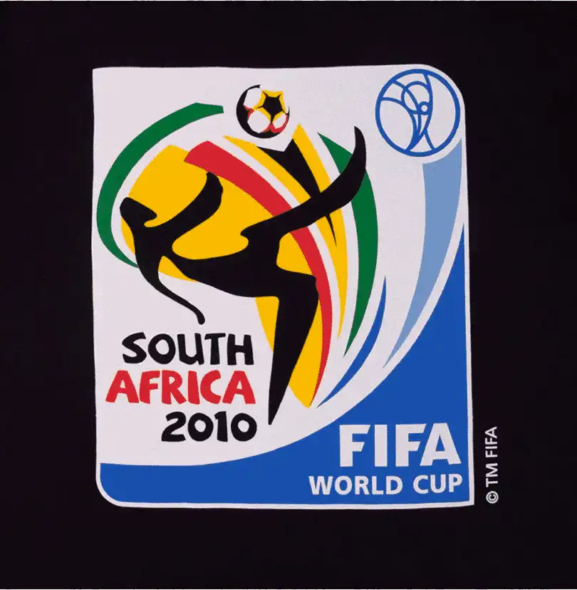 Pánské retro tričko COPA South Africa 2010 World Cup černé