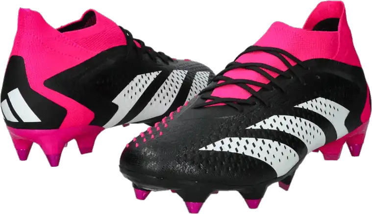 Pánské kopačky kolíky Adidas Predator Accuracy.1 SG černo-růžové