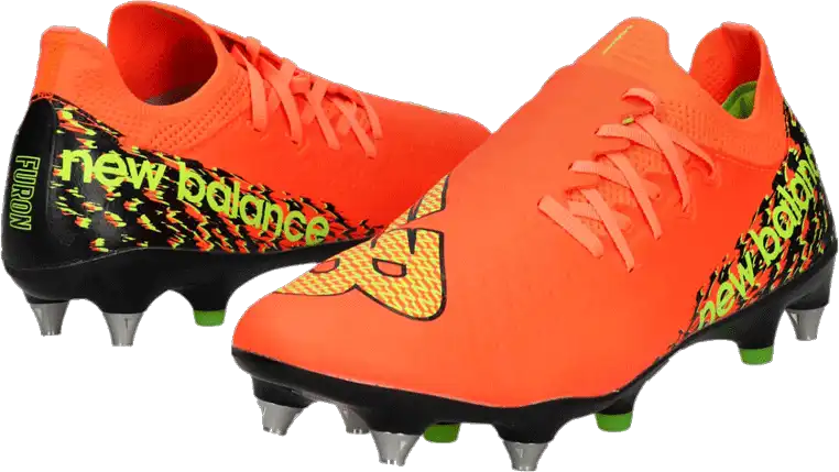 Pánské kopačky kolíky New Balance Furon V7 Pro SG oranžové