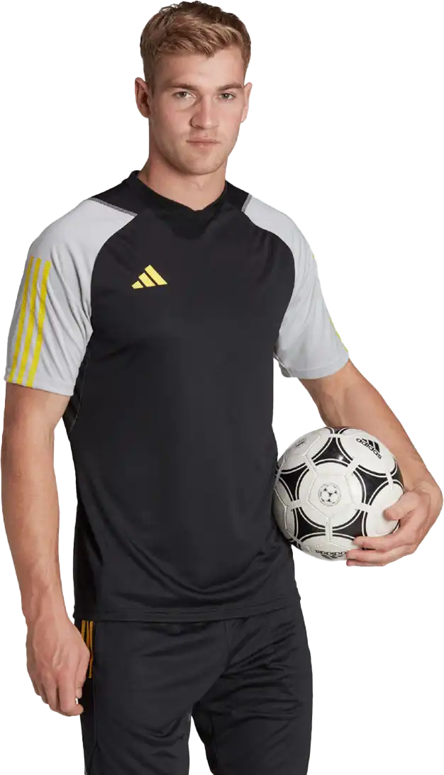 Pánský fotbalový dres AdidasTiro 23 Competition černo-šedý