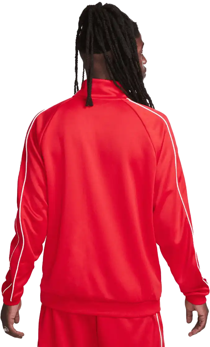 Pánská bunda se zipem Nike Sportswear Club červená