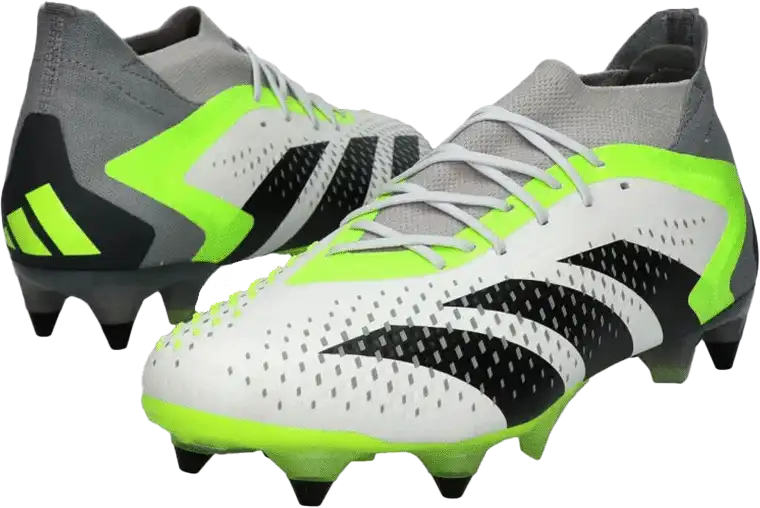 Pánské kopačky kolíky Adidas Predator Accuracy.1 SG bílo-zelené