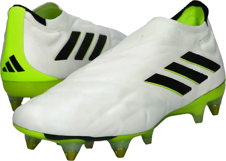 Pánské kopačky kolíky Adidas Copa Pure+ SG bílo-zelené BTK