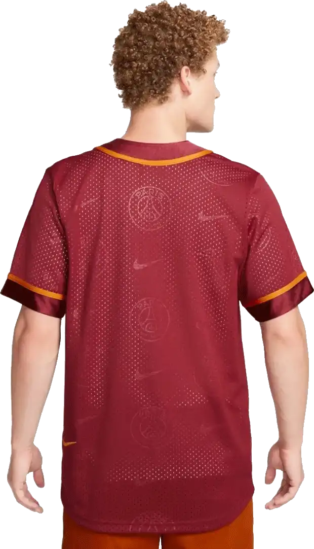 Pánské tričko Nike PSG 23/24 Baseball Graphic Top bordo