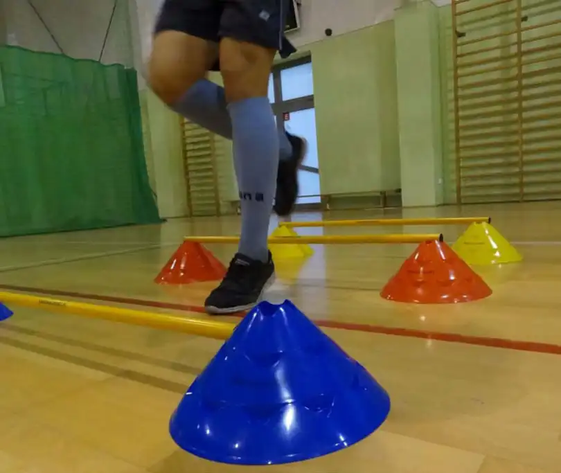 Tréninková tyč Yakimasport žlutá 100 cm