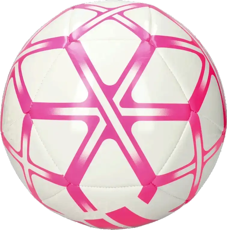 Fotbalový míč Adidas Starlancer Club velikost 3 bílo-růžový