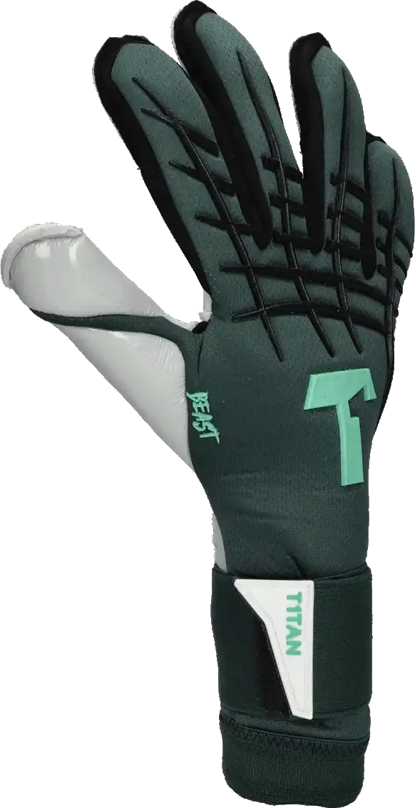 Pánské brankářské rukavice T1TAN White Beast 3.0 zelené