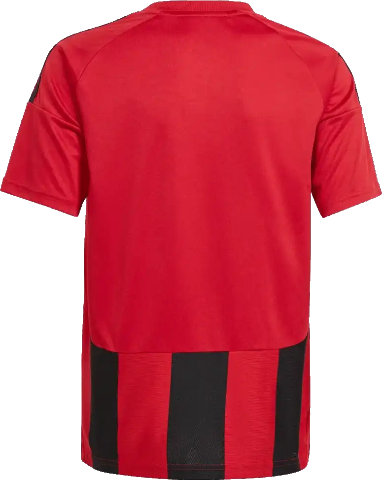 Dětský fotbalový dres Adidas Striped 24 červeno-černý