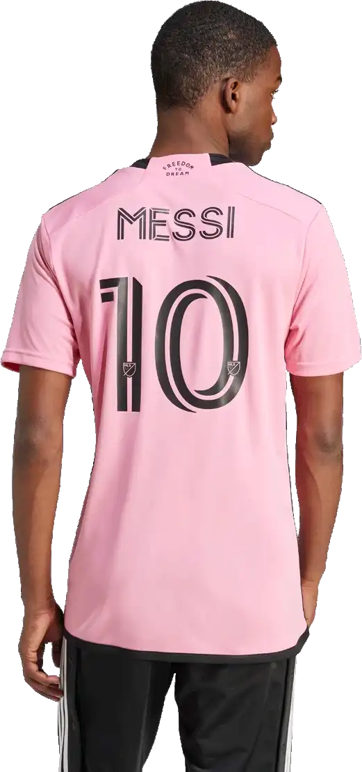 Pánský domácí dres Adidas Inter Miami CF 2024 Messi 10 růžový