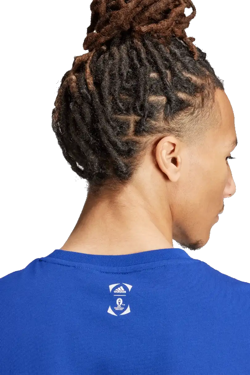 Pánské fotbalové tričko Adidas Francie Tee modré