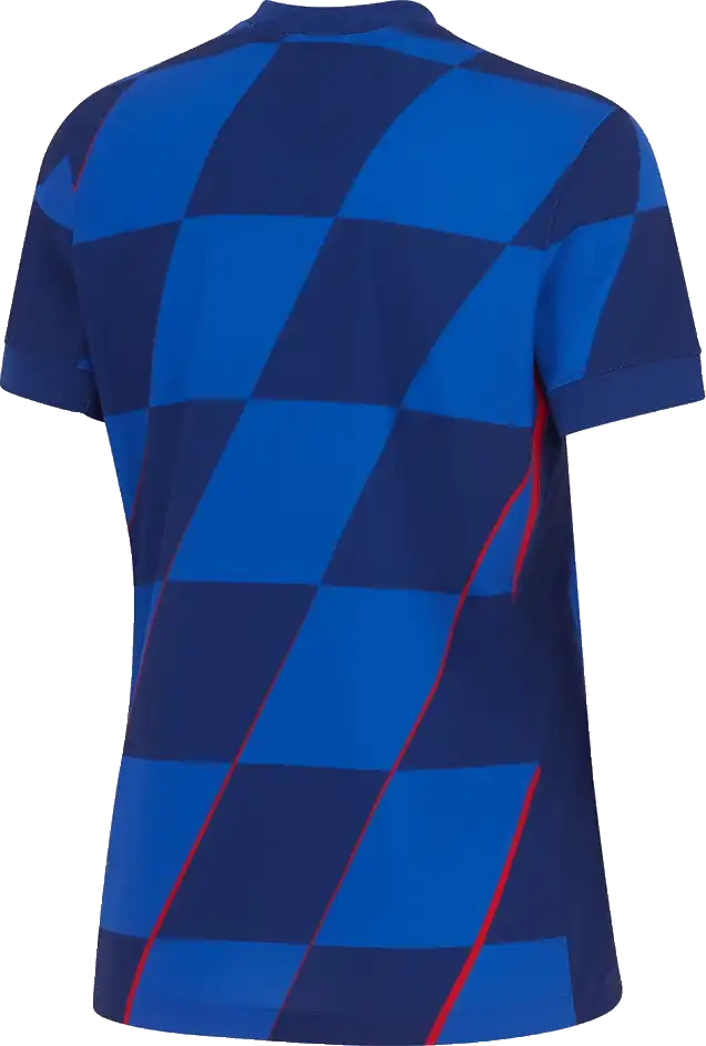 Dámský venkovní fotbalový dres Nike Chorvatsko 2024 modrý