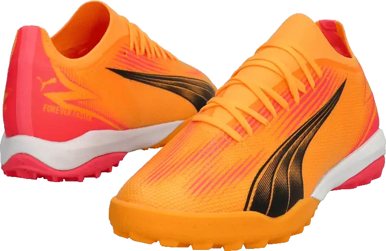 Pánské kopačky turfy Puma Ultra Match TT oranžové2