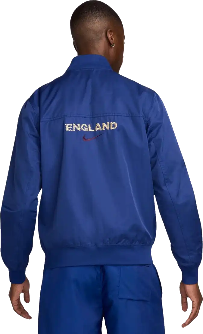 Pánský tkaný bomber Nike Anglie 2024 Essentials modrý