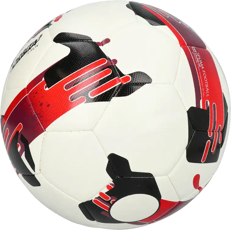 Fotbalový míč Puma Orbita 5 Fusion velikost 5 bílo-červený