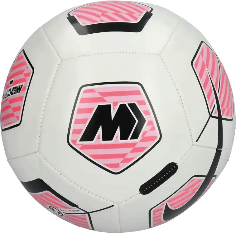 Fotbalový míč Nike Mercurial Fade velikost 3 bílo-růžový