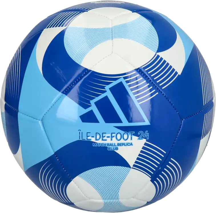 Fotbalový míč Adidas Ile De Foot 24 Club velikost 5 modrý