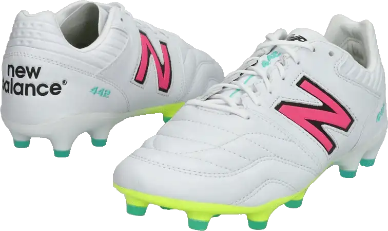 Pánské kopačky lisovky New Balance 442 V2 Pro FG bílé2