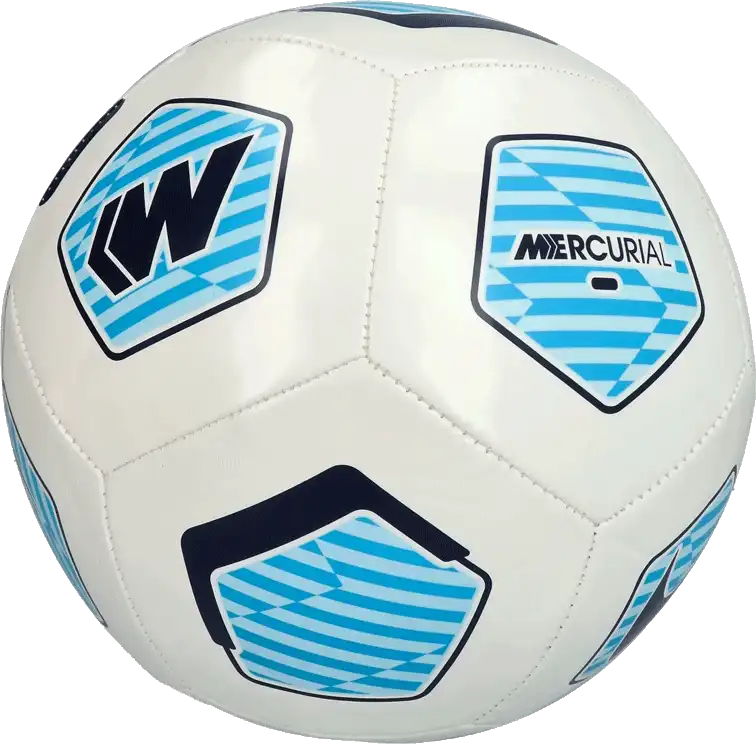 Fotbalový míč Nike Mercurial Fade velikost 5 bílo-modrý