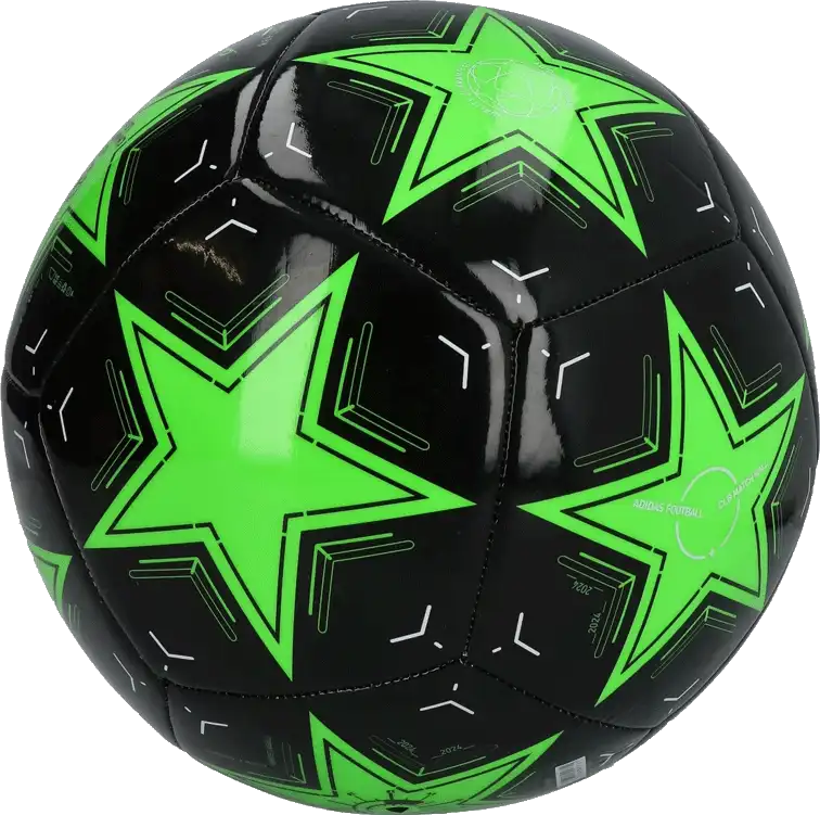 Fotbalový míč Adidas UCL Club 24/25 velikost 3 zeleno-černý