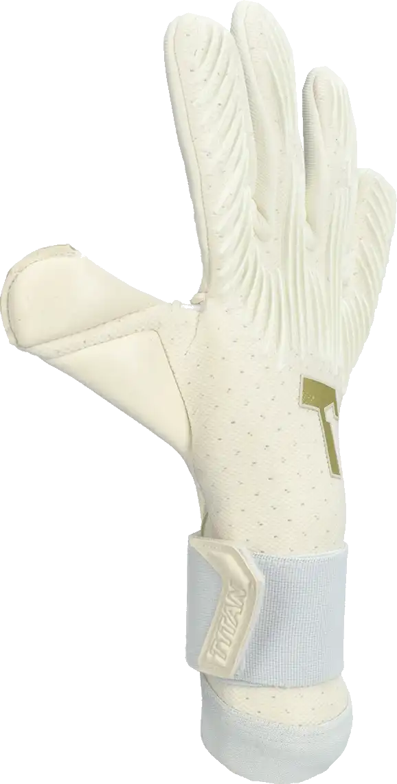 Pánské brankářské rukavice T1TAN Rebel 2.0 White-Out bílé