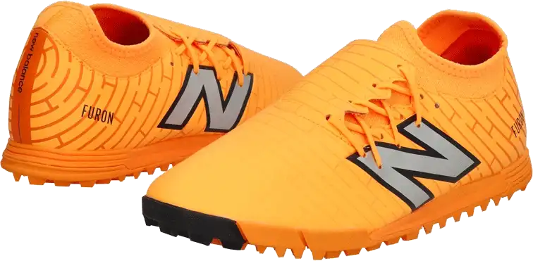 Pánské kopačky turfy New Balance Furon V7+ Dispatch TF oranžové