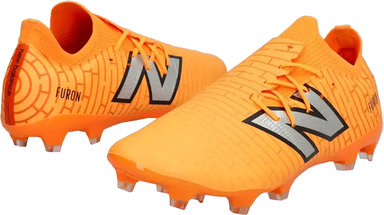Dětské lisovky New Balance Furon V7 Dispatch FG oranžové2