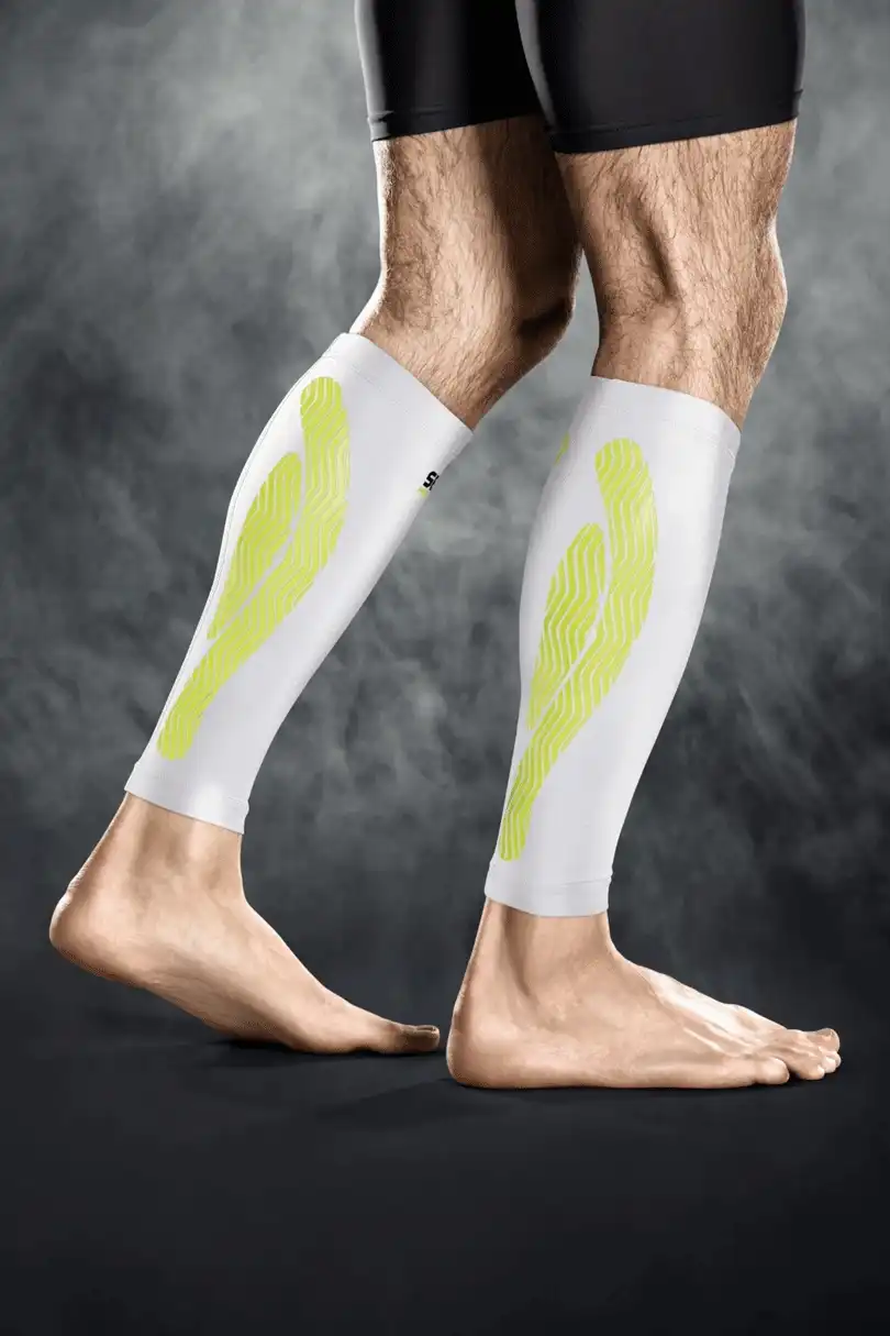 Kompresní návleky na lýtko Select Compression Calf bílé