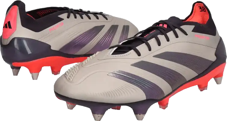 Pánské kopačky kolíky Adidas Predator Elite SG šedé